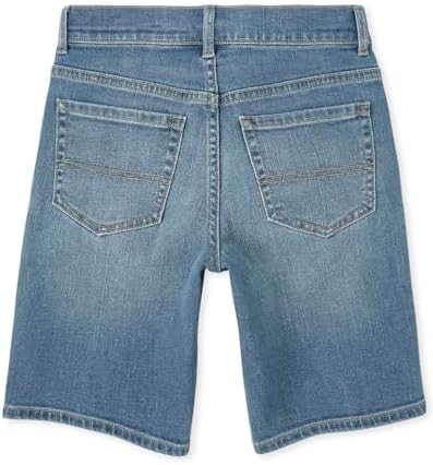 The Childrens Place Boys Stretch Denim Shorts Denim