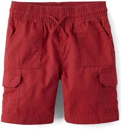 The Childrens Place Boys Cargo Shorts Premium Cotton Couldnt Stop Pull-On