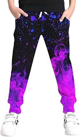 UNICOMIDEA 6-16T Boys Girls Funny Joggers - Fun Fashionable sweatpants