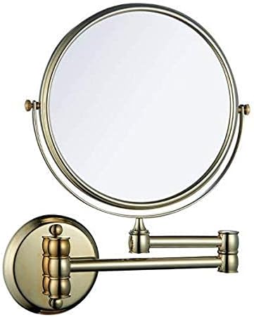LCARY 360-Degree Wall-Mounted Makeup Mirror with 3X Magnification