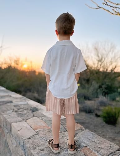 Arshiner Boys 2-Piece Summer Beach Outfits - XXL Sizes 8-14