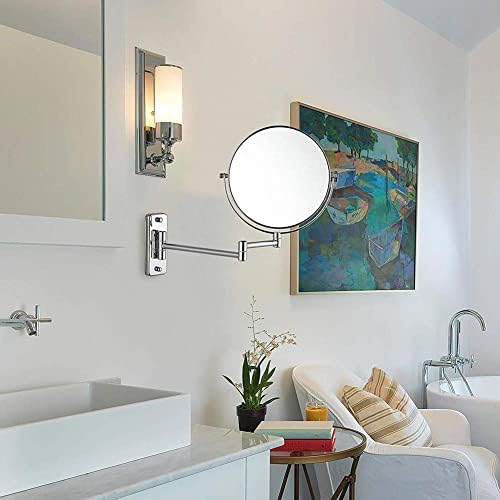 FUDGIO 3X Magnifying Vanity Mirror with Swivel for Shaving Makeup
