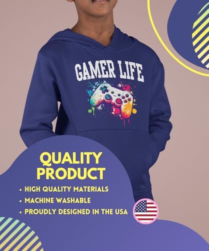 BROOKLYN VERTICAL Boys Video Game Hoodie