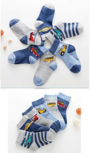 CHUNG Little Big Boys Cotton Socks with Dinosaur Pattern