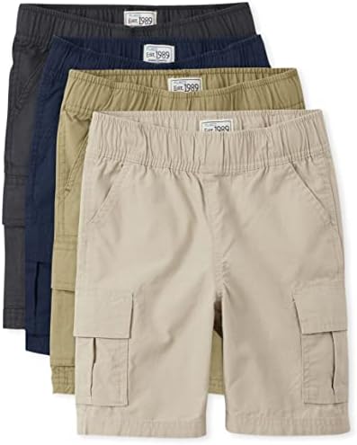 The Childrens Place Boys Cargo Shorts Pack of 4