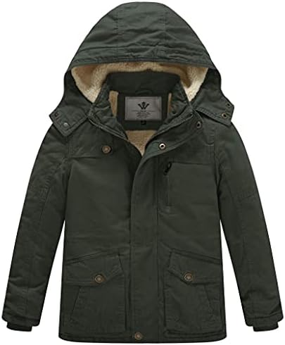 WenVen Boys Winter Thicken Cotton Coat