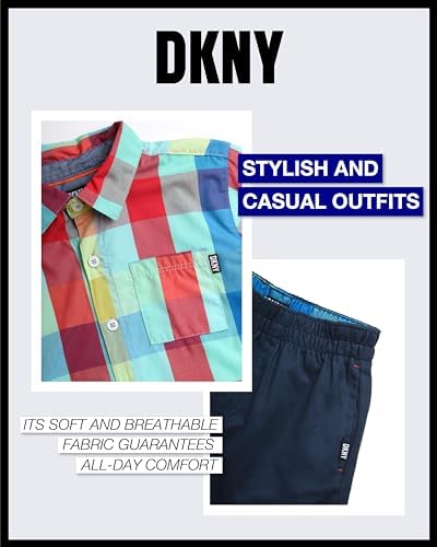 DKNY Boys 3 Piece Short Set for 2T-7