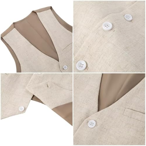 2-Piece Slim Fit Boys Linen Summe