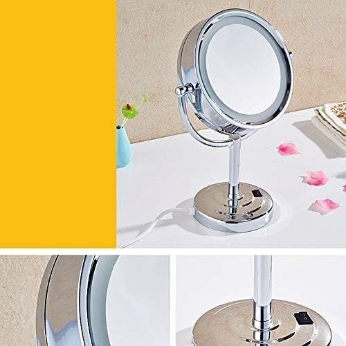 FUDGIO Wall-Mounted Vanity Mirror with LED 3x Magnification Durable