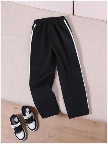 RoseSeek Boys Split Snap Button Sweatpants