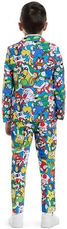 OPPOSUITS Boys Super Mario Outfit Nintendo Party Suit