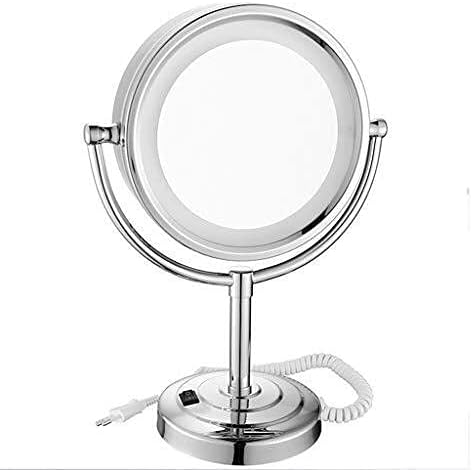 FUDGIO Wall-Mounted Vanity Mirror with LED 3x Magnification Durable
