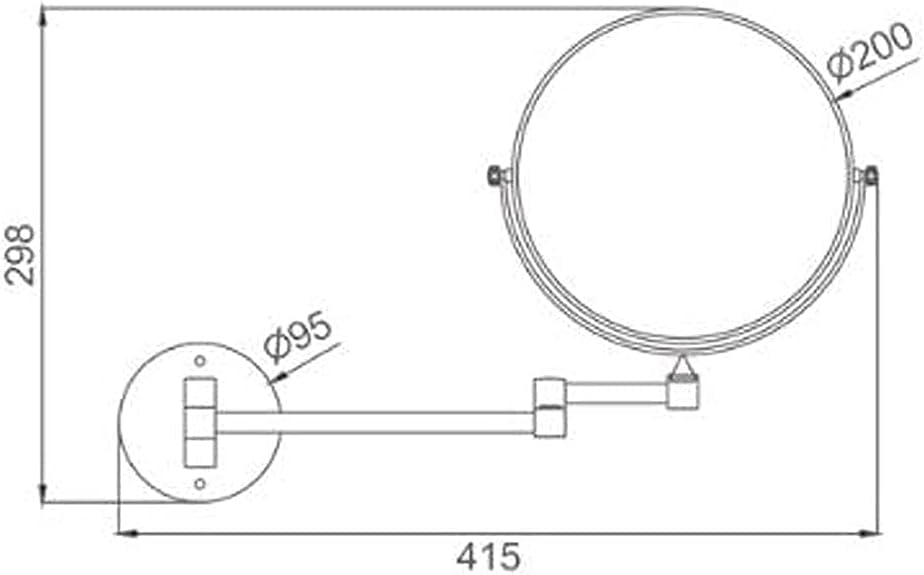 Durable Makeup Mirror for Bathroom
