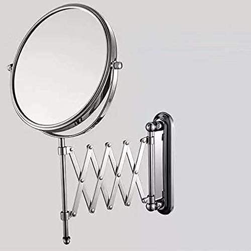 FUDGIO 360 Degree Rotating Makeup Mirror with 3X and 5X Magnification