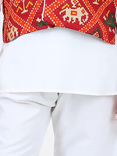 Stylish 3-Piece Ethnic Set for Kids - Boys Kurta Pyjama Jacket