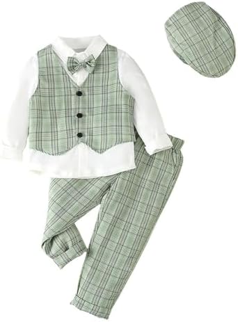 Dressy Daisy Baby Toddler Gentlemans Vest Suit Set for Weddings Special Occasions