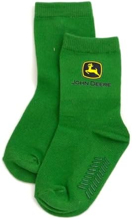 Non-Slip Grip Crew Socks for Toddler to Little Kids