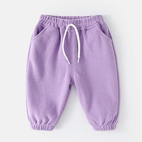 Elastic Harem Pants for Kids Solid in Fall