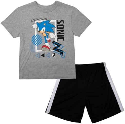Sonic Boys 3-Pack Set - Two Tees and Mesh Shorts 1