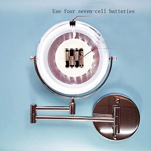 Makeup Shaving Mirror 5X Round Wall-Mounted vanity mirror