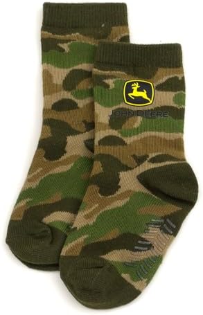 Non-Slip Grip Crew Socks for Toddler to Little Kids