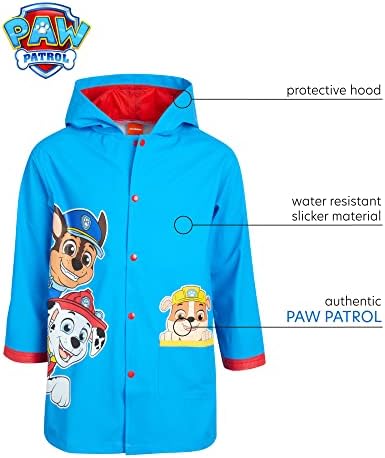 Nickelodeon Boys Slicker Shell Rain Jacket