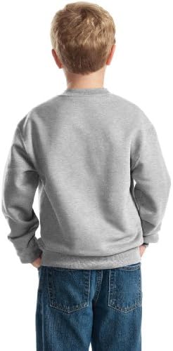 Jersey Youth NuBlend Crew Neck Sweatshirt Chocolate 562B
