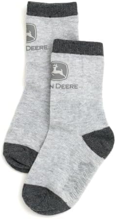 Non-Slip Grip Crew Socks for Toddler to Little Kids