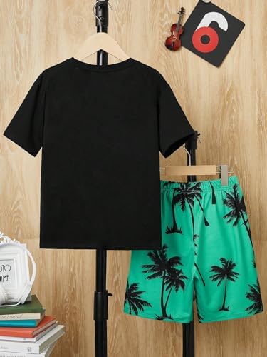 Verdusa Boys 2 Piece Tropical Print Beach Set