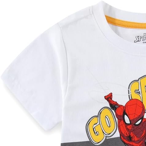 Marvel Spider-Man Boys Short Sleeve T-Shirt and Shorts Set