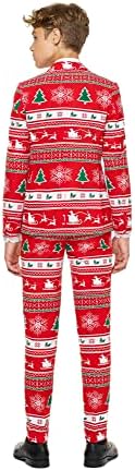 Opposuits Teen Boys Christmas Suit - Red