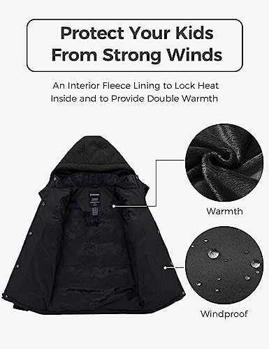 Warm Waterproof Puffer Jacket for Boys
