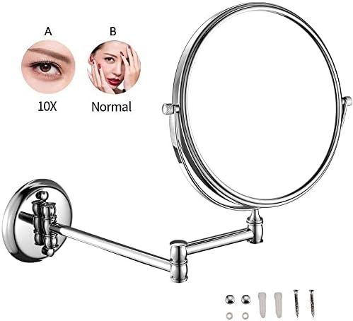 DEIHGE Double-Sided Adjustable Makeup Mirror with Magnification