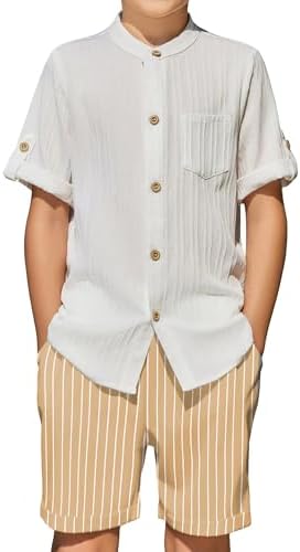 Arshiner Boys 2-Piece Beach Outfit