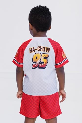 Disney Lightning McQueen T-Shirt Shorts for Boys Toddler to Teenager