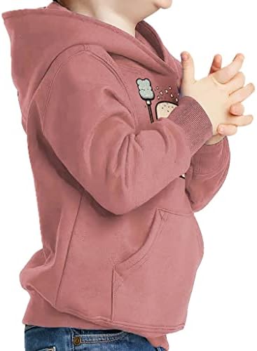 Cute Marshmallow Toddler Hoodie with Kangaroo Pockets