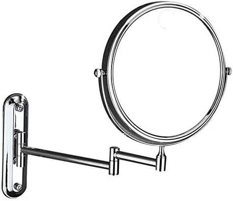 FUDGIO 3X Magnification Round Makeup Mirror with 360 Rotating Double Sided 1