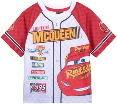 Disney Lightning McQueen T-Shirt Shorts for Boys Toddler to Teenager