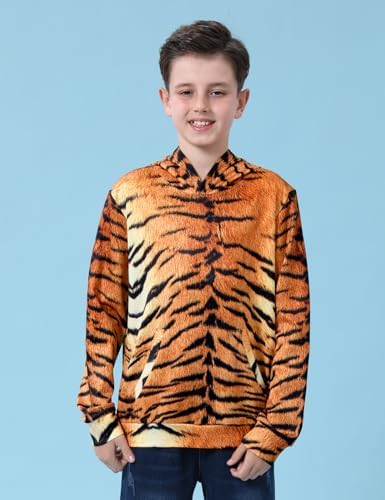 COSLAND Boys Pullover Hoodie for Kids X-Small-Large