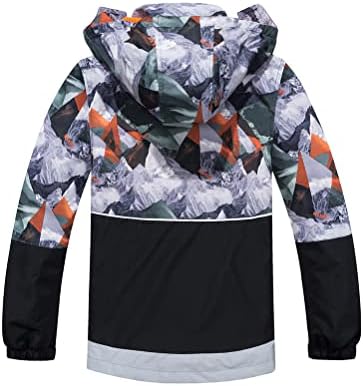 Mallimoda Boys Girls Lightweight Rain Coats waterproof jackets for kids