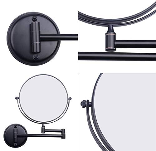 LCARY Wall-Mounted Makeup Mirror 6 Inch Double Sided Adjustable