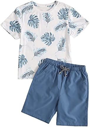 Hawaii Vacation Paisley T-Shirt Shorts Set for Boys