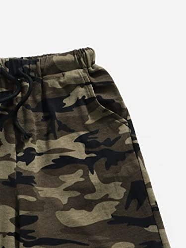 Camouflage boys short sleeve team outfit set