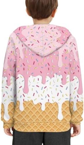 Comfortable Kids Trendy Modifier Pullover Hoodie for Fall andWinter
