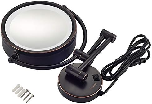 LCARY Makeup Mirror - Wall-Mounted Double-Sided Vanity Beauty Mirror
