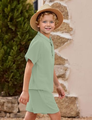 JiAmy Boys 2-Piece Casual Summer Outfits