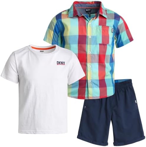 DKNY Boys 3 Piece Short Set for 2T-7