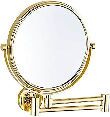 Sturdy Adjustable 8-Inch Wall-Mounted Makeup Mirror