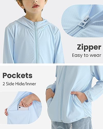Auranso UPF 50 Sun Protection Hoodie for Kids