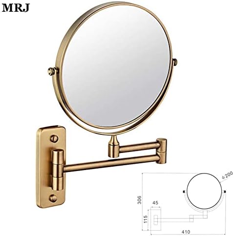 LCARY Wall Mirror 8 360 Swivel Bathroom MakeUp Mirror